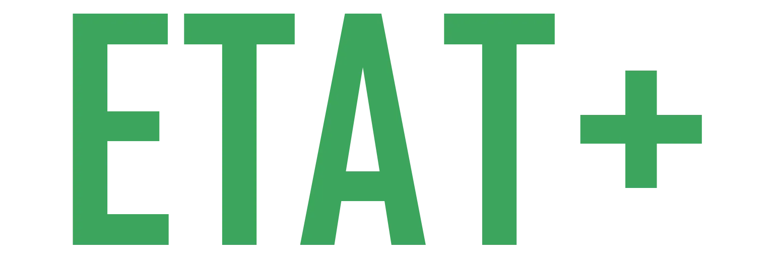 ETAT+ stylized logo